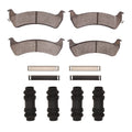 R1 93-05 Ford Explorer Sport Trac Rear Semi Met Pads & Hardware Kit
