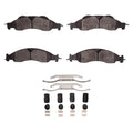 R1 07-09 Ford Expedition Front Semi Met Pads & Hardware Kit