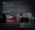 R1 2005-2024 Infiniti QX80 Front Performance Off-Road/Tow Brake Pads & Hardware Kit
