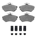 R1 88-92 Audi 90 Quattro Front Euro Ceramic Brake Pads and Hardware Kit