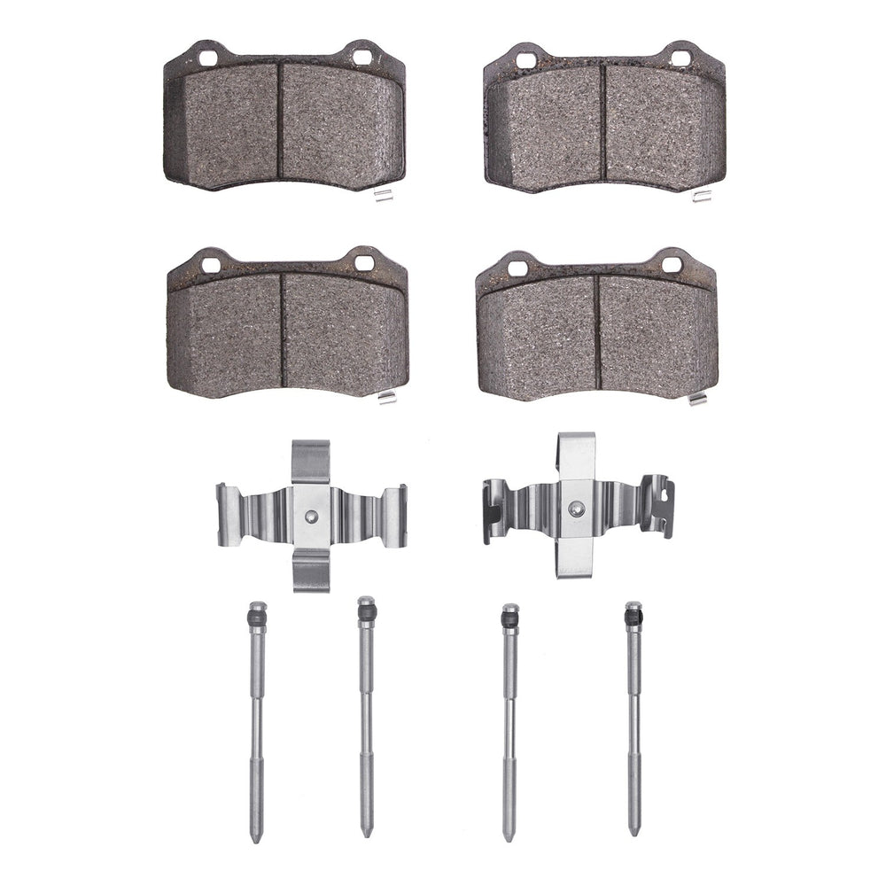 R1 18-25 Dodge Durango Rear Euro Ceramic Pads & Hardware Kit