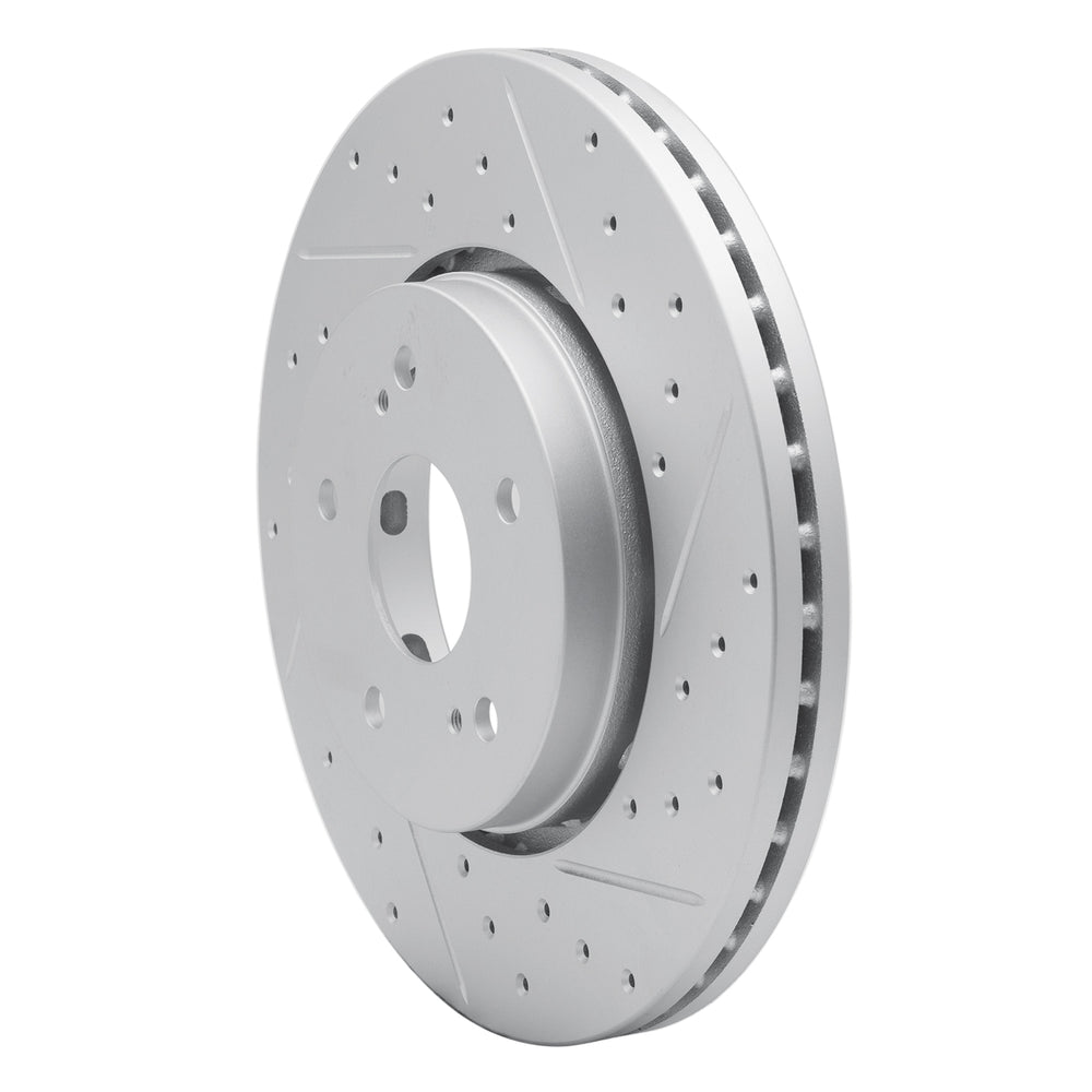 DFC 10-13 Suzuki Kizashi Front Right Drilled & Slotted Geoperformance Rotor