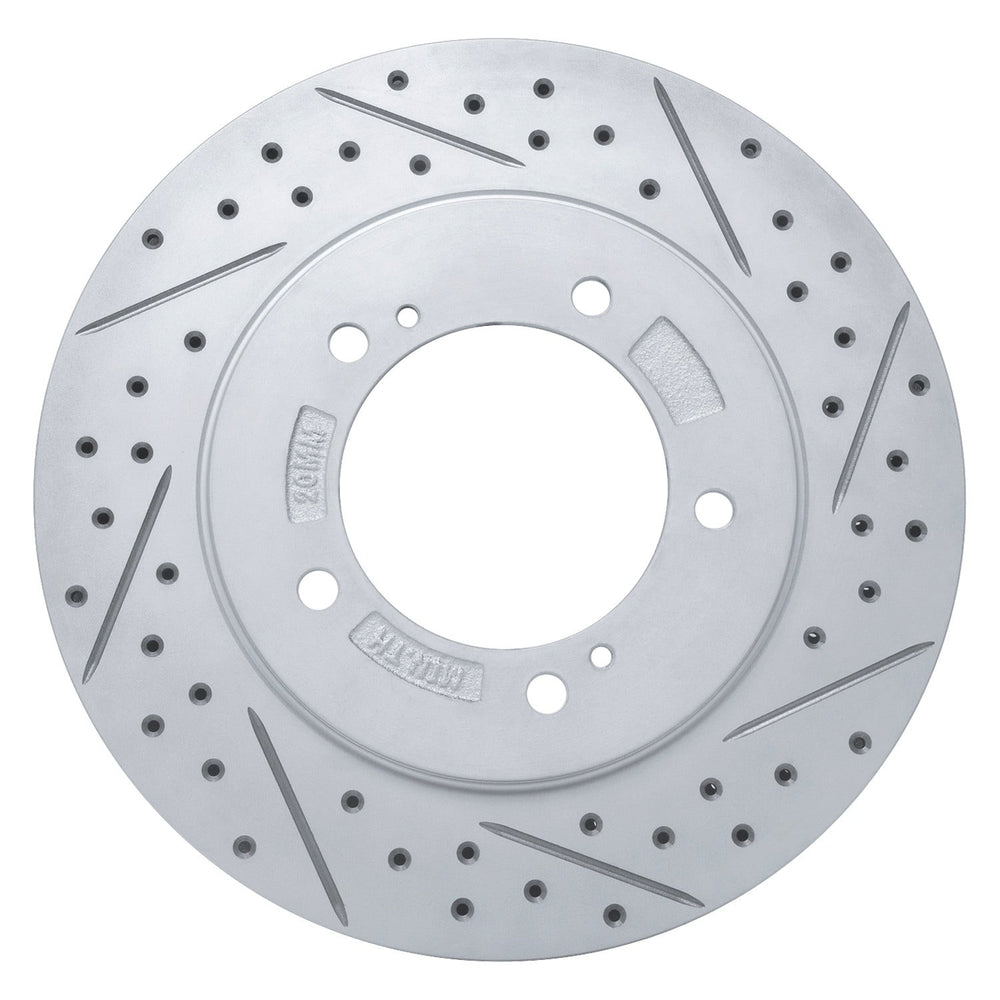 DFC 99-08 Chevrolet Tracker Front Right Drilled & Slotted Geoperformance Rotor