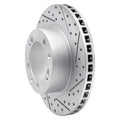 DFC 89-97 Porsche 911 Front Right Drilled & Slotted Geoperformance Rotor