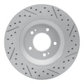 DFC 19-25 Hyundai Veloster N Rear Left Drilled & Slotted Geoperformance Rotor