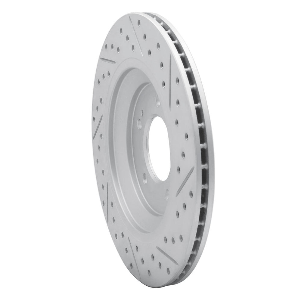 DFC 19-25 Hyundai Veloster N Rear Left Drilled & Slotted Geoperformance Rotor