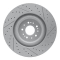 DFC 17-22 Genesis G90 Front Left Drilled & Slotted Geoperformance Rotor