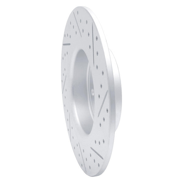 DFC 16-19 Land Rover Range Rover Evoque Rear Left Drilled & Slotted Geoperformance Rotor