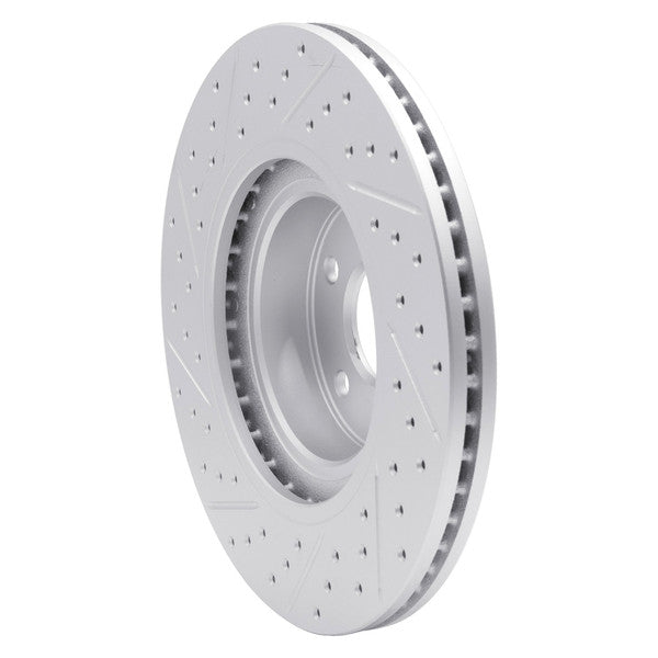 DFC 04-25 Scion Fr-S Front Right Drilled & Slotted Geoperformance Rotor