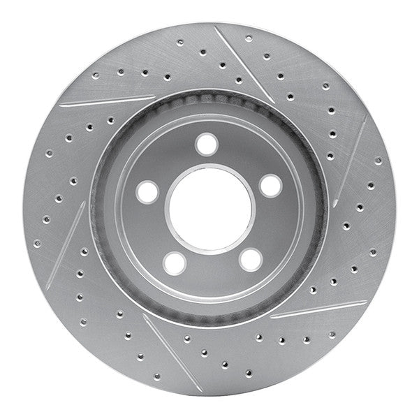 DFC 00-06 Jaguar Xjr Rear Left Drilled & Slotted Geoperformance Rotor