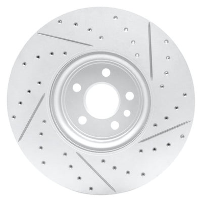 DFC 17-20 Jaguar I-Pace Front Left Drilled & Slotted Geoperformance Rotor