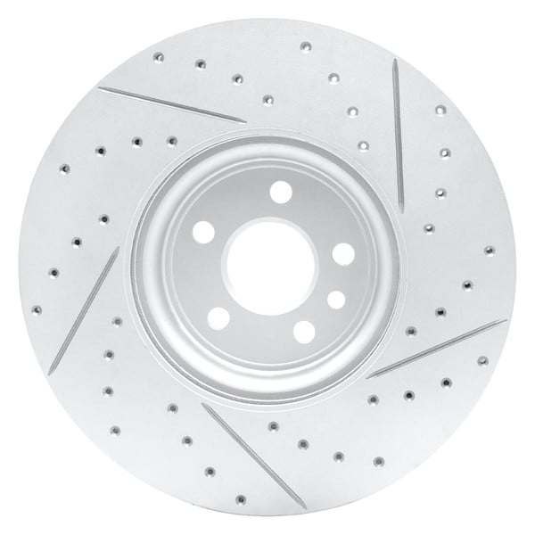 DFC 17-20 Jaguar I-Pace Front Left Drilled & Slotted Geoperformance Rotor