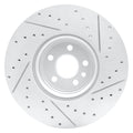 DFC 17-20 Jaguar I-Pace Front Left Drilled & Slotted Geoperformance Rotor