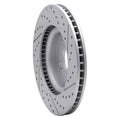 DFC 18-23 Genesis G70 Front Right Drilled & Slotted Geoperformance Rotor