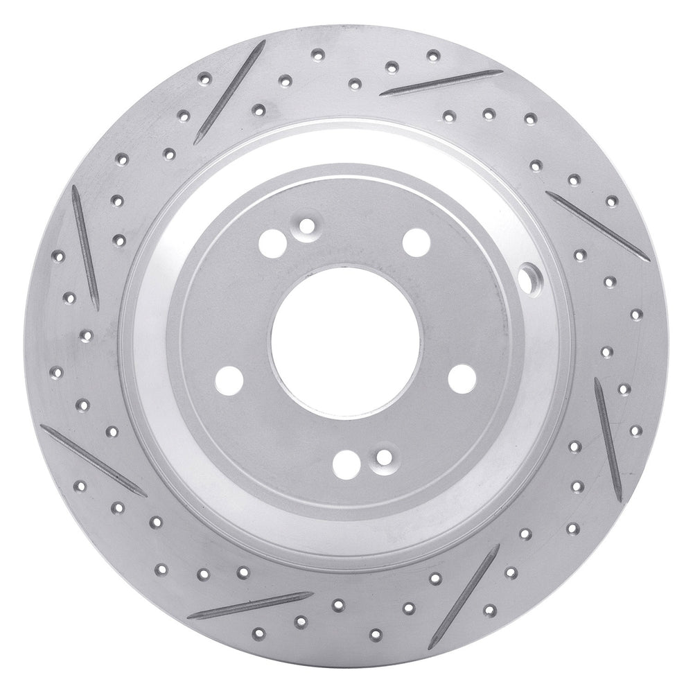 DFC 18-23 Genesis G70 Rear Left Drilled & Slotted Geoperformance Rotor