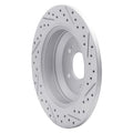 DFC 18-23 Genesis G70 Rear Left Drilled & Slotted Geoperformance Rotor