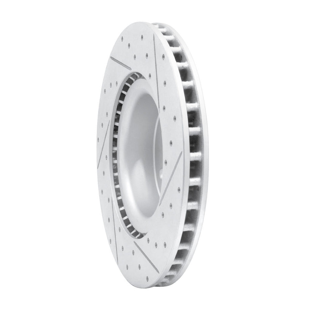 DFC 12-21 Tesla Model X Front Left Drilled & Slotted Geoperformance Rotor