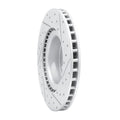 DFC 12-21 Tesla Model X Front Left Drilled & Slotted Geoperformance Rotor