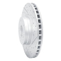 DFC 12-21 Tesla Model X Front Right Drilled & Slotted Geoperformance Rotor