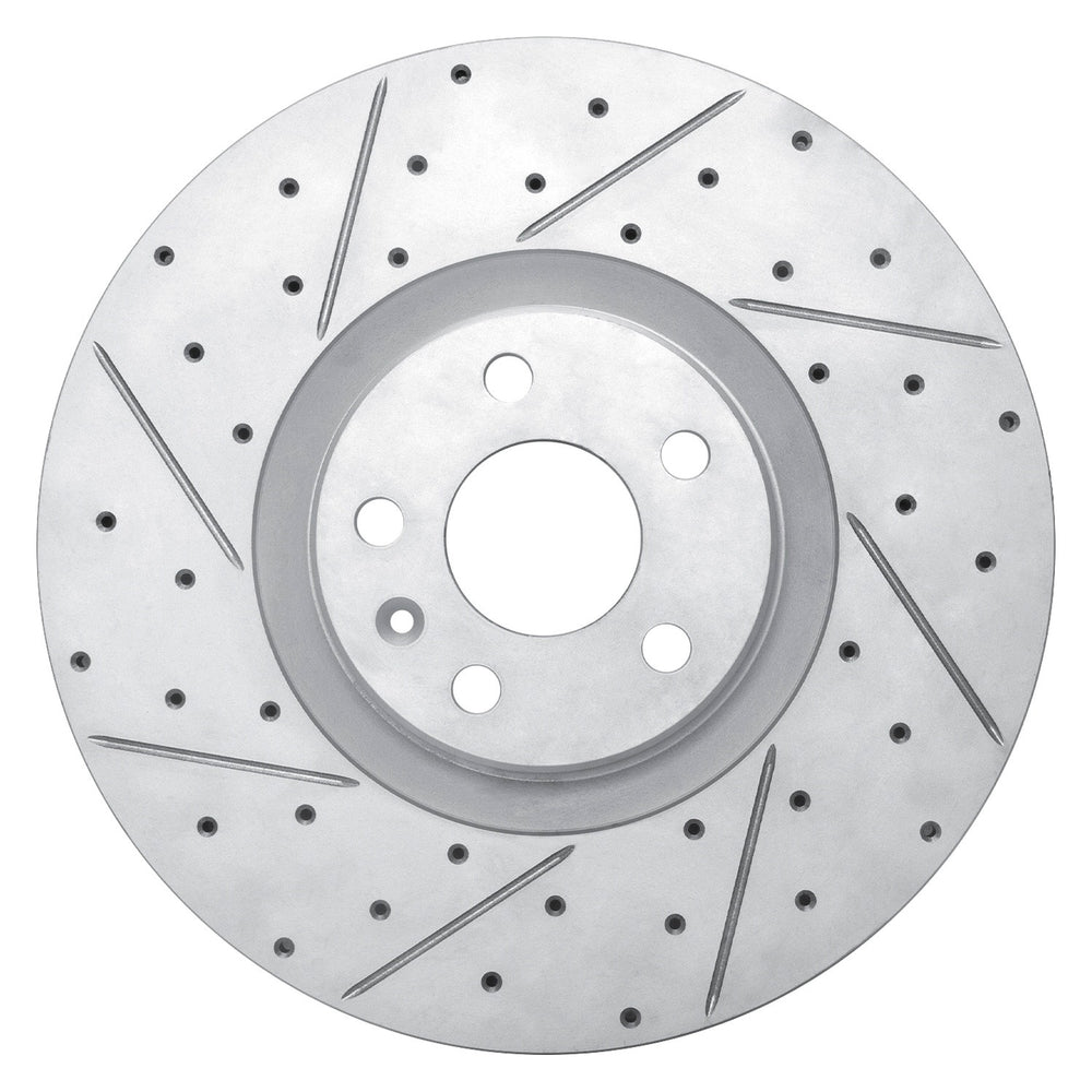 DFC 16-26 Polestar Polestar 2 Front Left Drilled & Slotted Geoperformance Rotor