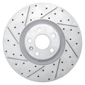 DFC 16-26 Polestar Polestar 2 Front Left Drilled & Slotted Geoperformance Rotor