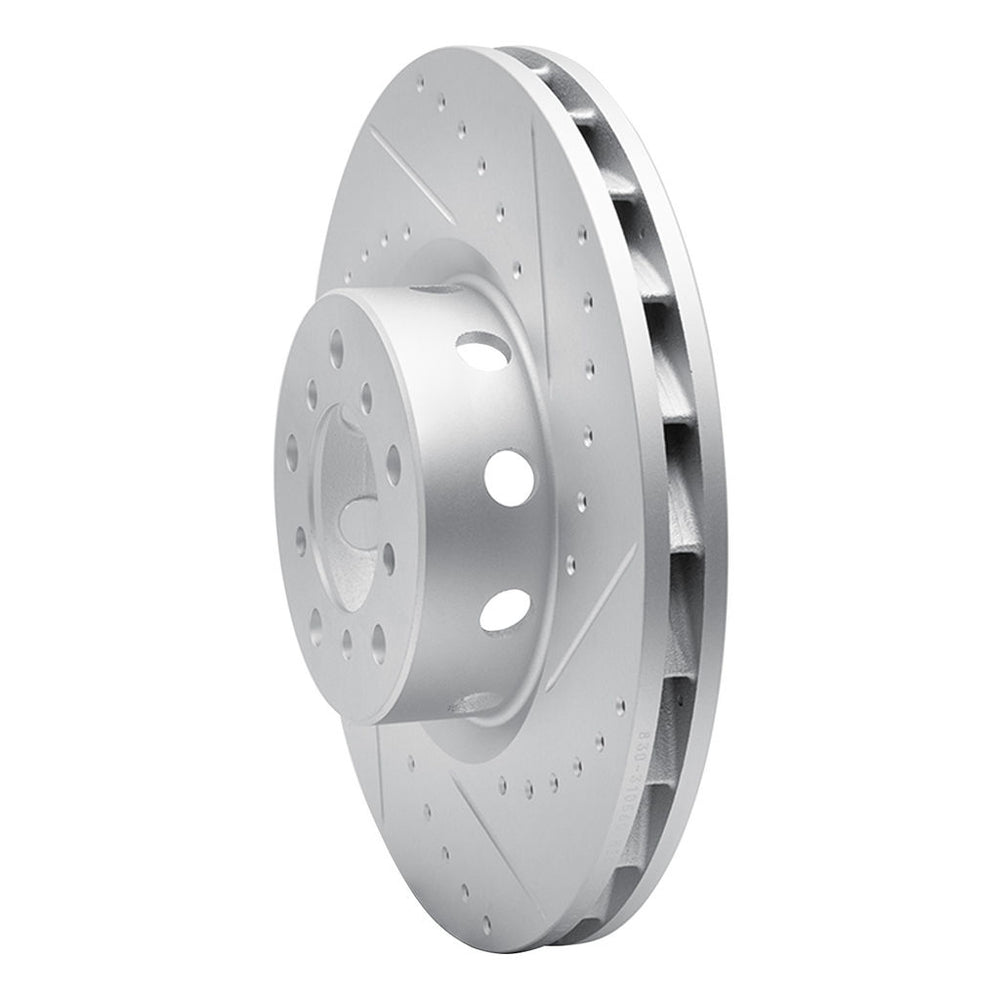DFC 00-03 BMW M5 Left Front Drilled & Slotted Geoperformance Rotor