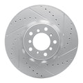 DFC 00-03 BMW M5 Left Front Drilled & Slotted Geoperformance Rotor