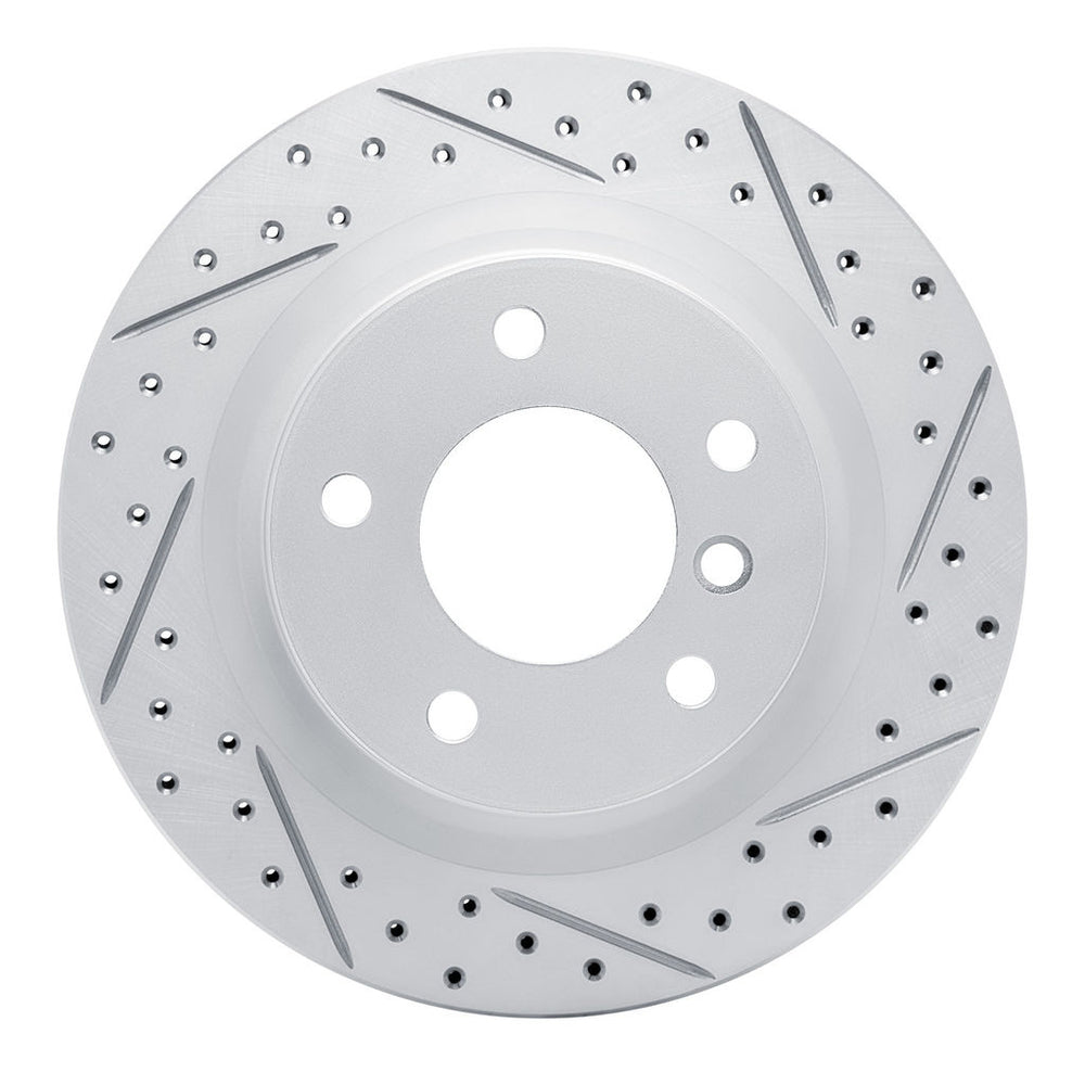 DFC 08-13 BMW 128I Rear Right Drilled & Slotted Geoperformance Rotor