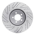 DFC 13-20 BMW 440i xDrive Gran Coupe Front Right Drilled & Slotted Geoperformance Rotor