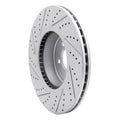 DFC 13-20 BMW 440i xDrive Gran Coupe Front Right Drilled & Slotted Geoperformance Rotor