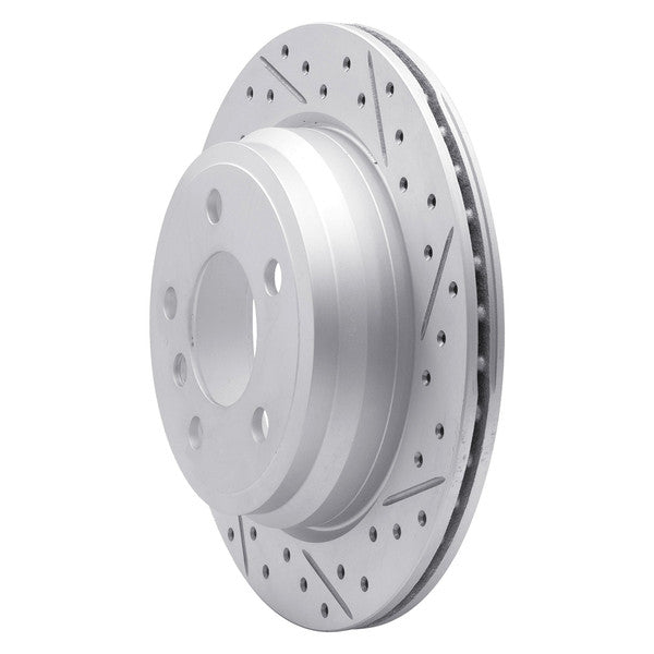 DFC 06-20 BMW 330i GT xDrive Rear Right Drilled & Slotted Geoperformance Rotor
