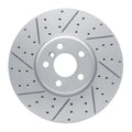 DFC 16-26 BMW X6 Right Front Drilled & Slotted Geoperformance Rotor
