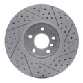 DFC 07-18 BMW X5 Front Left Drilled & Slotted Geoperformance Rotor