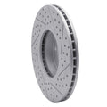 DFC 07-18 BMW X5 Front Left Drilled & Slotted Geoperformance Rotor