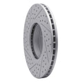 DFC 07-18 BMW X6 Front Right Drilled & Slotted Geoperformance Rotor