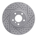 DFC 07-18 BMW X6 Front Right Drilled & Slotted Geoperformance Rotor