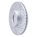 DFC 07-19 BMW X6 Front Right Drilled & Slotted Geoperformance Rotor