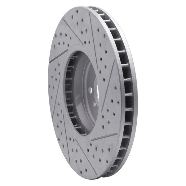 DFC 08-19 BMW X6 Front Left Drilled & Slotted Geoperformance Rotor
