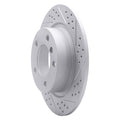 DFC 11-16 Mini Cooper Countryman Rear Right Drilled & Slotted Geoperformance Rotor