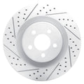 DFC 05-23 Chrysler 300 Front Left Drilled & Slotted Geoperformance Rotor