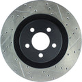 DFC 05-23 Chrysler 300 Front Left Drilled & Slotted Geoperformance Rotor