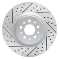 DFC 15-22 Ram Promaster City Front Left Drilled & Slotted Geoperformance Rotor