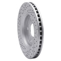 DFC 08-16 Chrysler Town & Country Front Right Drilled & Slotted Geoperformance Rotor