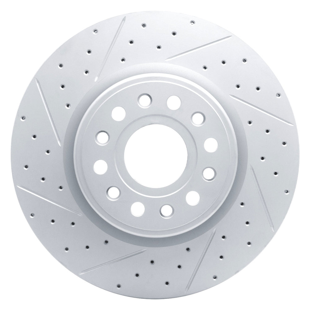 DFC 19-25 Ram 1500 Front Left Drilled & Slotted Geoperformance Rotor