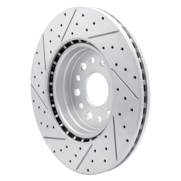 DFC 19-25 Ram 1500 Front Right Drilled & Slotted Geoperformance Rotor