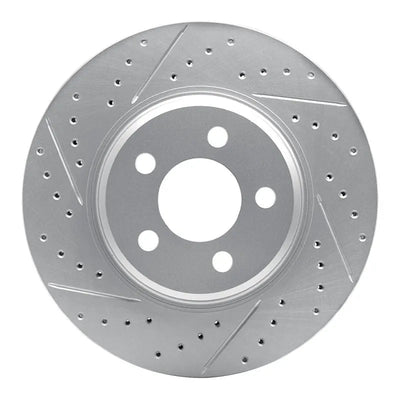 DFC 21-25 Dodge Durango Front Left Drilled & Slotted Geoperformance Rotor