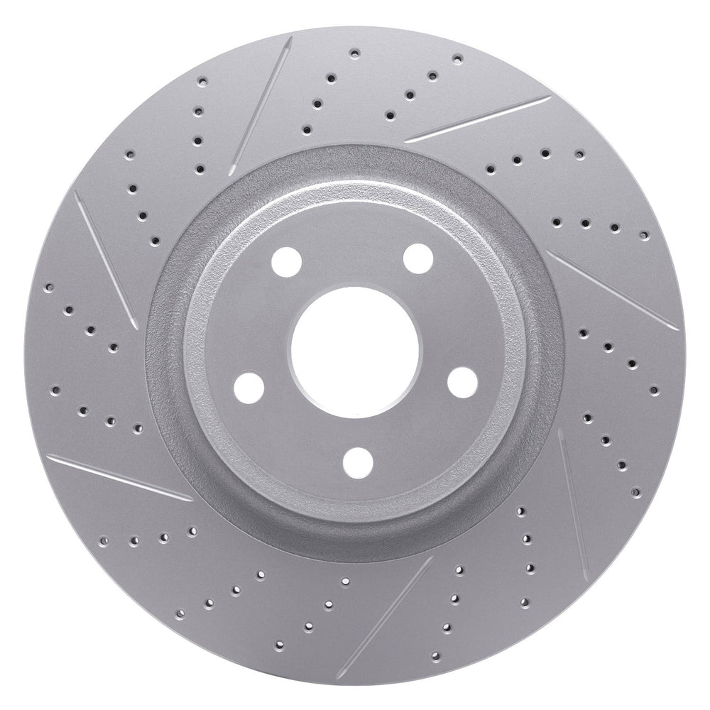 DFC 12-25 Dodge Durango Front Left Drilled & Slotted Geoperformance Rotor