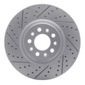 DFC 14-26 Alfa Romeo Tonale Front Right Drilled & Slotted Geoperformance Rotor