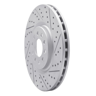 DFC 14-26 Alfa Romeo Tonale Front Right Drilled & Slotted Geoperformance Rotor