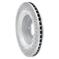 DFC 07-18 Jeep Wrangler Front Right Drilled & Slotted Geoperformance Rotor
